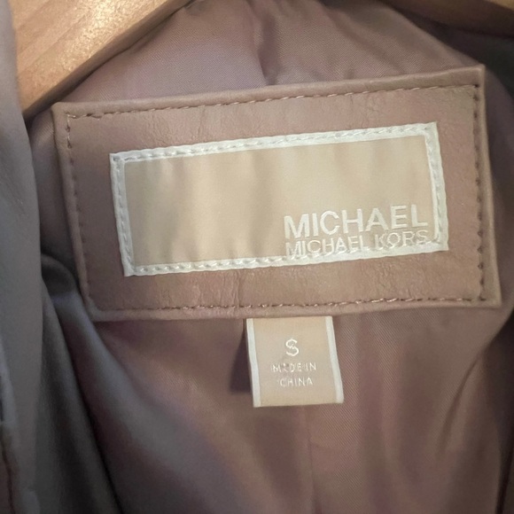 Michael Kors Leather Jacket - Picture 2 of 4